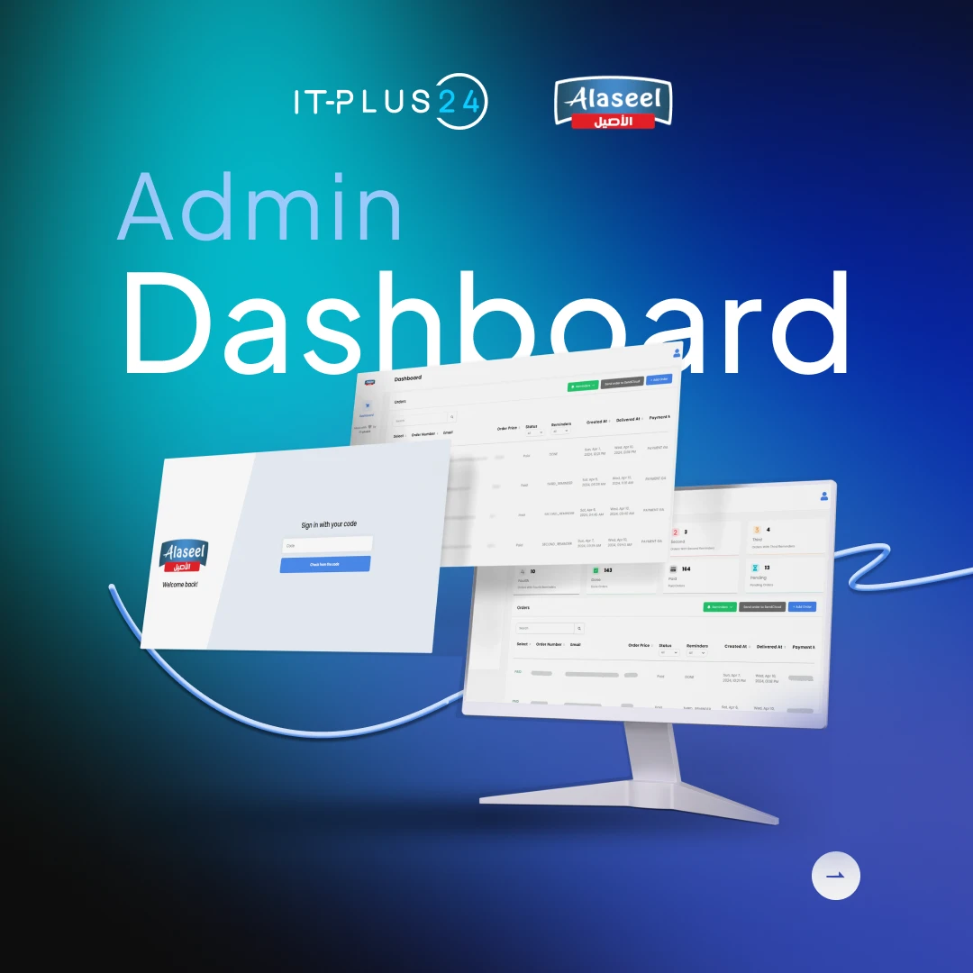 Alaseel admin dashboard